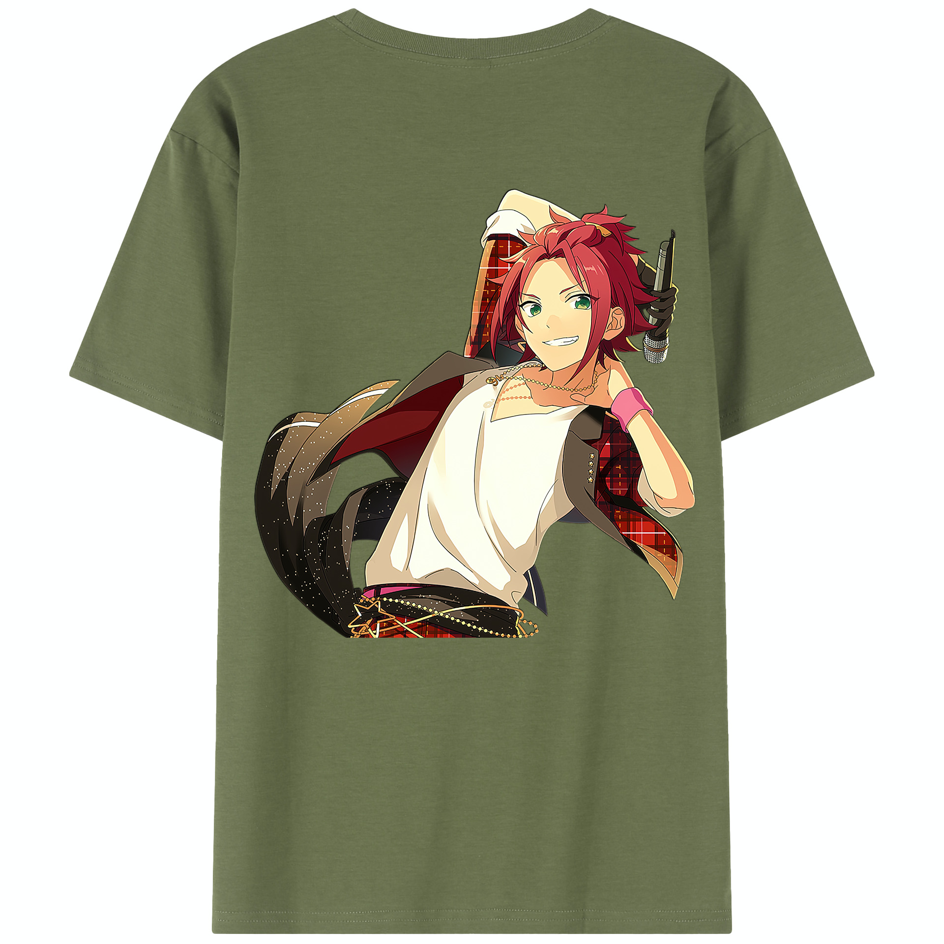 （画像用） あんさんぶるスターズ! Ensemble Stars 綿100％半袖Tシャツ（背面プリント）